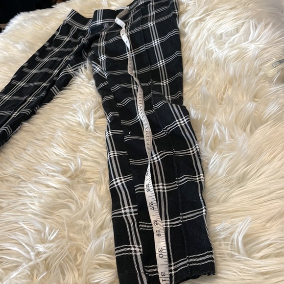 Old navy Stevie black white pinstripe plad plaid legging stretchy pants business - Picture 12 of 16